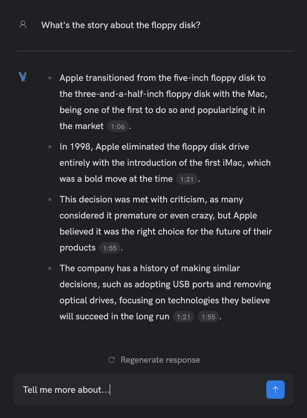 AI-powered video search finding relevant answers